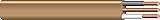 Southwire 100 ft. 12/2 Brown Solid CU UF-B W/G Wire