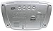 Equity 75904 LED Blue Digit Alarm Clock with USB Charging Port, Black