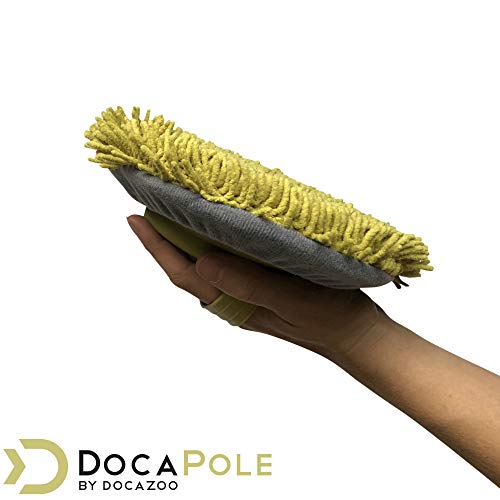 DocaPole Wall Duster | Chenille Microfiber Cleaning Head | for Use by Hand or with an Extension Pole - //coolthings.us