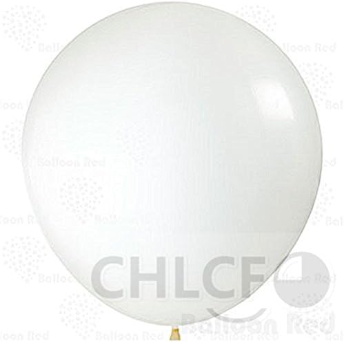 36 Inch Pack of 3 pcs Reusable Giant Latex Balloon for Wedding Birthday Party Festival Event Decorations (Clear)