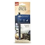 Enviroscent Autosticks Aroma Diffusers for Cars, Coastal Storm, Box of 3