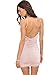 HELYO Women's Elegant Sexy Spaghetti Straps Deep V Neck Sleeveless Bodycon Club Party Dress 165