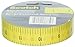 Scotch Expressions Ruler Print Masking Tape, Yellow, 0.94 in x 20 yd, 1 Roll for Crafts, DIY, Classroom Decor