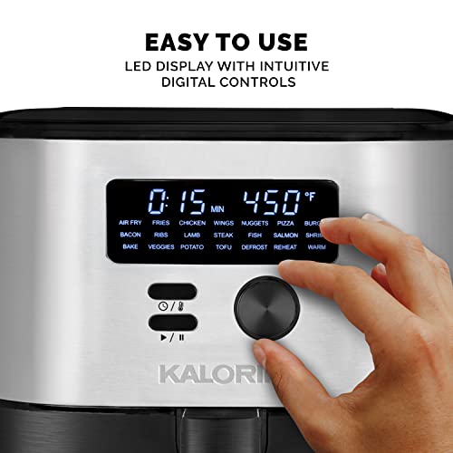 Kalorik MAXX® 7 Quart Air Fryer 1750W, 7in1 Air fry, Bake, Roast