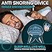 Ominira Global Anti Snoring Solution Stop snoring Tongue Retainer - FDA APPROVED Sleep Aid retaining device anti snore mouthpiece devices mouth anti-snore aids for men and woman