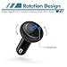 iClever Wireless Bluetooth FM Transmitter Radio Adapter Car Kit with SD Remote Controller for iPhone 7/6s/6/5s/5, iPad Pro/mini/Air, Samsung Galaxy S7/S6/Edge/Plus, Note 5/4, LG and More - Black