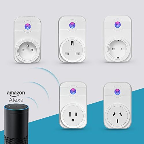 Mini Smart Plug, Smart Socket, No Hub Required, Wi-Fi, Works w/ Amazon Alexa and Google Home , Control your Devices from Anywhere, Occupies Only One Socket （1pack , 1 socket）