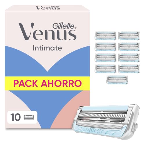 Cuchillas de Afeitar Mujer para La Zona Íntima, Pack de 10