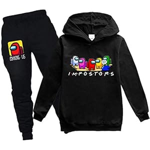 Chaos World Jongens Among Us Hoodie Set Kinderen Lange Mouw Casual Sweater Broek Set 2 Stuks Trui