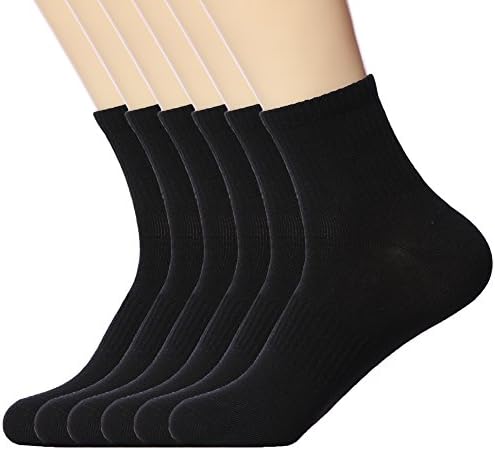 Men's 6 Pairs Cotton Rich Liner Ankle Socks