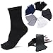 Lookatool MenMesh Meias Sports Running Five Finger Toe Socks (5Pairs)