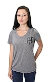 Harley-Davidson Womens Incidental Dimensions Cross Over Back Charcoal Shirt (Large)