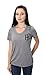 Harley-Davidson Womens Incidental Dimensions Cross Over Back Charcoal Shirt (Medium)