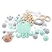 Baby Love Home Baby Teething Accessories Silicone Octopus Pendant Wooden Beads DIY Jewelry Nursing Necklace Pendant Infant Waldorf Toy Baby Shower Gifts