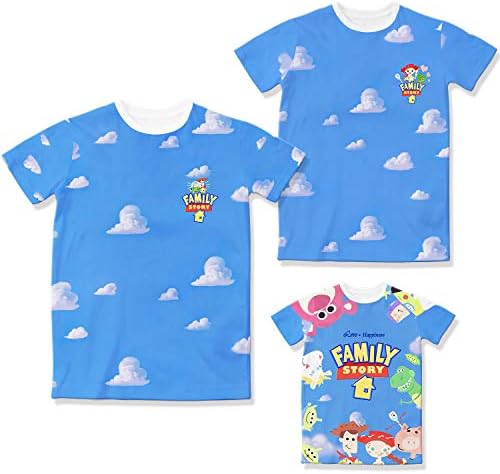 Nexthops Toy Story 4 T-Shirts Polyester T-Shirt Short Sleeves Breathable Round Toe Summer Accessory for Unisex Adults Adults Fans