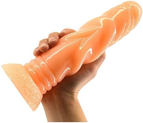 ZHANGPINaA Soft and Safe Medical 8.07 Inch Safe Small Materials Realistic Lifelike Massage G Toys for Women Begain D'îD&lő Tools with Suction Cup，Flesh Personal Tools