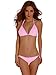 Bandeau Swimwear Hot Halter Push Up Swimsuit Bikini Lingerie Light Pink, M Size(US 8-10)