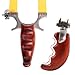 Huntingdoor Slingshots for Hunting Metal Slingshot Professional Steel and Wood Slingshot with Removable Sights and 2X Rubber Bands Classic High Velocity Powerful Outdoor Catapult (Phenix)