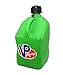 VP 5 Gallon Square Green Racing Utility Jug with Deluxe Filler Hose