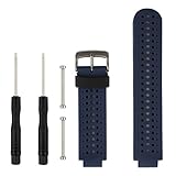 honecumi Bands Replacement for Garmin Forerunner 235 Watch Strap Accessory-Adjustable Silicone Sport Wristband/Strap/for Forerunner 220/230/620/630/735XT/235Lite-Watch Band/Strap for Men&Women