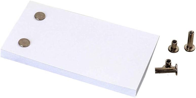 YSpoe 1Pcs / 2Pcs/ 6Pcs / 8Pcs 60 Sheets Blank Flip Book Paper with Holes, Blank Flipbooks for Animation, Sketching and Cartoon Creation DIY Craft for Kids (1Pcs)