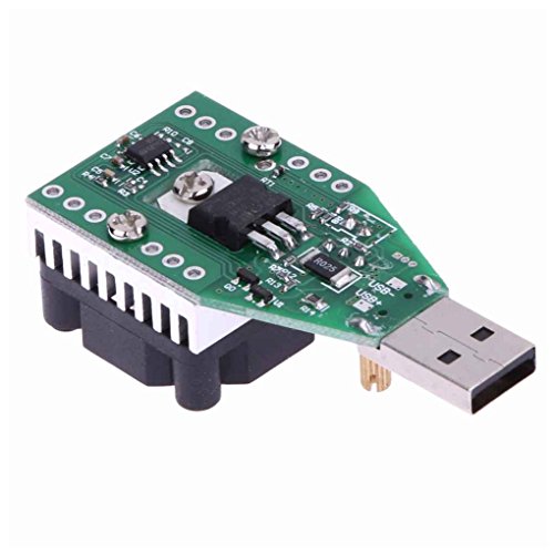MuLuo 15W USB Load Resistor DC 3.7-13V Adjustable Constant Current Electronic Load Discharger Battery Capacity Test Meter with Fan