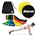 Core Sliders , Exercise Resistance Bands-Gliding Discs , Mini Loop Bands, Fitness Set By XGEAR For Home Intense, Low-Impact Exercises To Strengthen Core, Glutes Abs