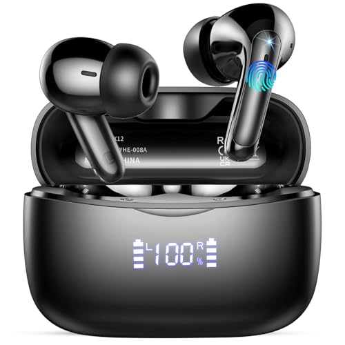 AI Translation Earbuds Real Time with Audio and Video Calls, 164 Language/7 Translation Modes Translator Earbuds Bluetooth 5.4 with APP, 48H AI Ear Buds Translator Device for Business/Learning/Travel
