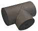 2" x 53/64" Elastomeric Tee Pipe Fitting Insulation, 1/2" Wall primary