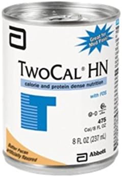 TwoCal HN With Fos High Nitrogen Liquid Nutrition Ready To Use (Butter Pecan) 8-Fl-Oz Can - 1 Case Of 24