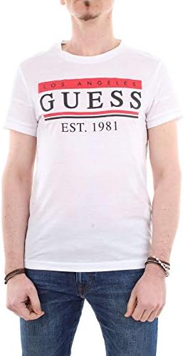 guess jeans striped t shirt mens