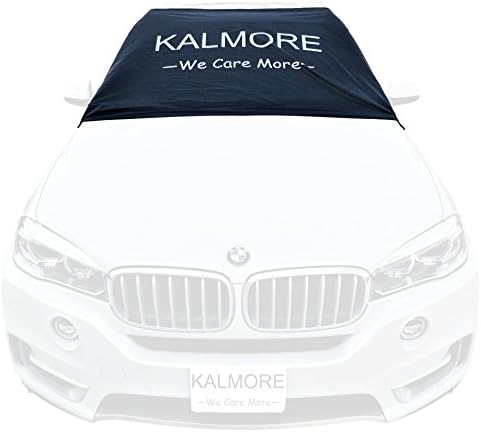 Car Windshield Snow Cover Protects Windshield and Wipers from Snow, Ice and Frost - Firmly Stays in Place with Strong Straps and Magnetic Grip. One Size Fits ALL Cars, SUVs, Trucks &amp; Vans (70''x50'')