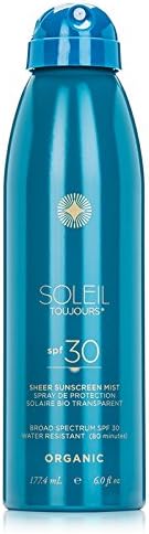Organic Sheer Sunscreen Mist SPF 30 (6 fl oz.)