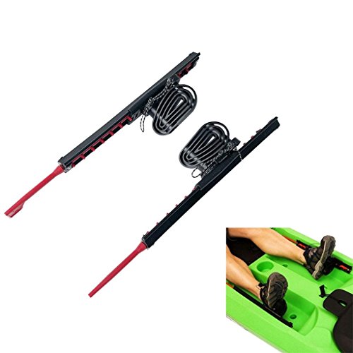 Seafard 2 Pieces Nylon Kayak Foot Brace Rudder Control Pegs Pedals for Marine Boat - Thumbnail 3