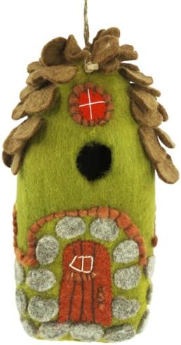 Forest House Birdhouse - Fair Trade and Environmentally Friendly (Design Varies)