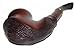 Pear Wood Hand Carved Tobacco Smoking Pipe DALI #2 + Pouch