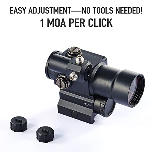 GUNNR Red Dot Sight with Red Laser, 1x29 Reflex Sight with 3MOA Red Dot