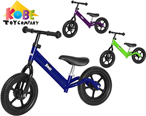 Kobe Aluminum Balance Bike-Lightest Pre-Bicycle on The Market-Ages 18 Months-5 Years-Blue