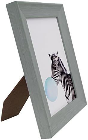Drift Bottle Nordic Style Minimalist Environmental Materials Picture Photo Frame Matted to Fit Picture for 3.5 x 5 or 4 x 6 or 5 x 7 or 6 x 8 Inches (6 x 8 Inches, Cambridge Blue)