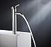 Greenspring Vessel Sink Faucet Brushed Nickel Single Hole Single Handle Aerator Modern Lavatory Tall Body Vanity Bowl Bathroom Faucets Supply Line