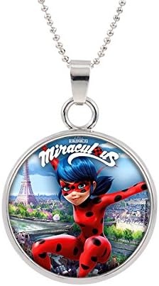 Outlander Brand Miraculous Ladybug Cosplay Premium Quality 18" Pendant Necklace w/Gift Box