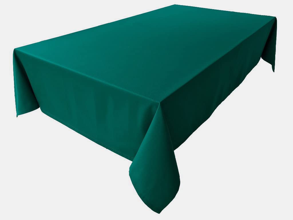 Tablecloth, Table Linen, 100% Cotton, Concept Collection, Choice of Colours and Sizes (Tablecloth - 150 x 260 cm, Fir Green)