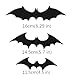 YINGKAI DIY Halloween Party 15pcs/Pack Black PVC 3D Decorative Bats Butterfly Wall Decal Wall Sticker, Halloween Eve Decor Home Window Decoration