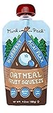 Munk Pack Oatmeal Fruit Squeeze Pouch, Blueberry Acai Flax, 4.2 Oz (Pack of 12)