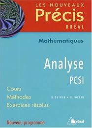Analyse, PCSI
