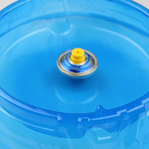 SaikerMan Metal Burst Battling Turbo Top and Launcher Toy for Age 8+ - Blue Set