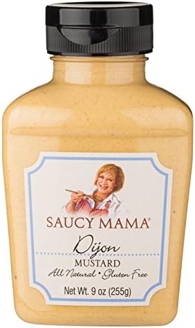 Saucy Mama Dijon Mustard, 9-Ounce (Pack of 6)