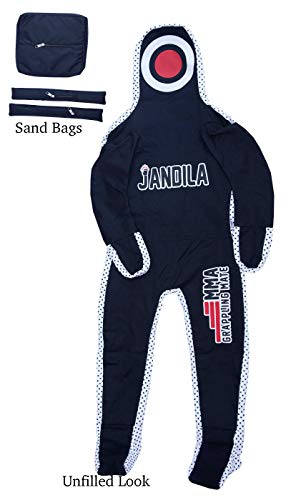 Jandila Grappling Dummy MMA Jiu Jitsu - Grappling Wrestling Dummy - Made from Durable Canvas Fabrics - MMA Dummy for Multiple Drills Grappling Dummy - UNFILLED - Thumbnail 3