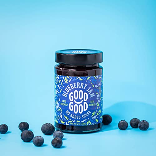 Good Good Assorted No Added Sugar KetoFriendly Jams 3 Pack Blueberry