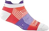 Darn Tough Pulse No Show Tab Light Sock - Women's Coral Medium